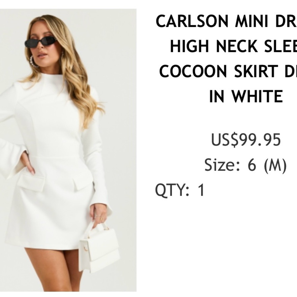 White Mini Dress